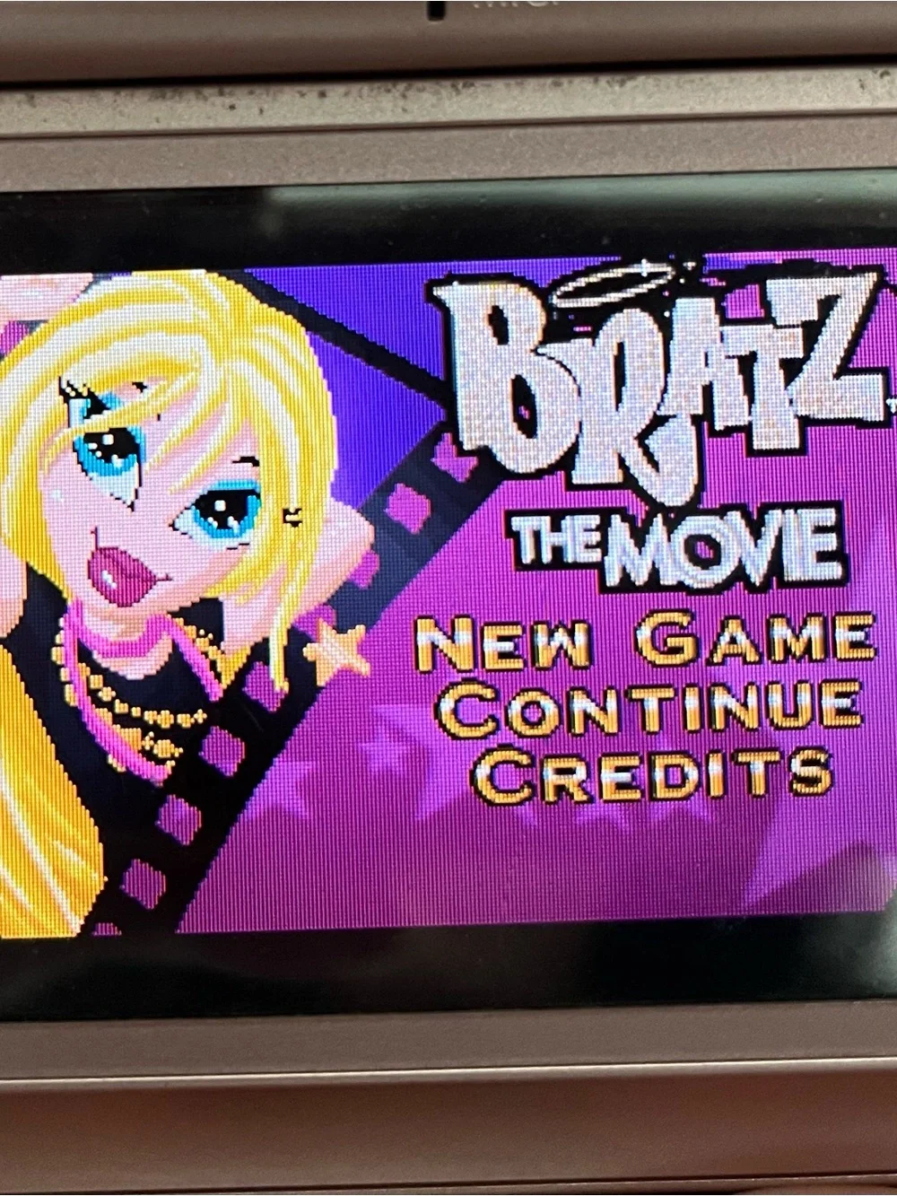 Bratz the Movie Gameboy Video Game cartridge